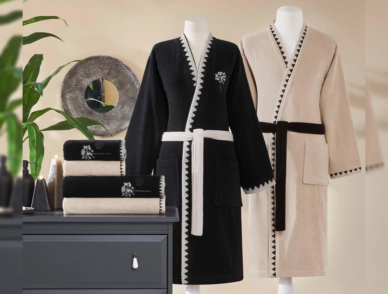 ÖZDİLEK ERBA SECA SIYAH-BEJ SIYAH AİLE SETİ