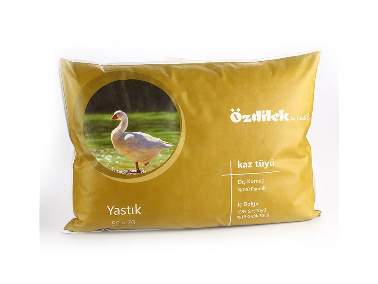 ÖZDİLEK KAZ TÜYÜ YASTIK 50X70