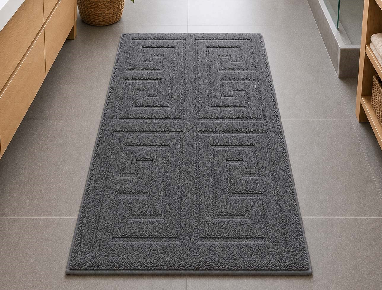 ÖZDİLEK KLOZET PAMUK MAZE ANTRASİT 60*100-40*60