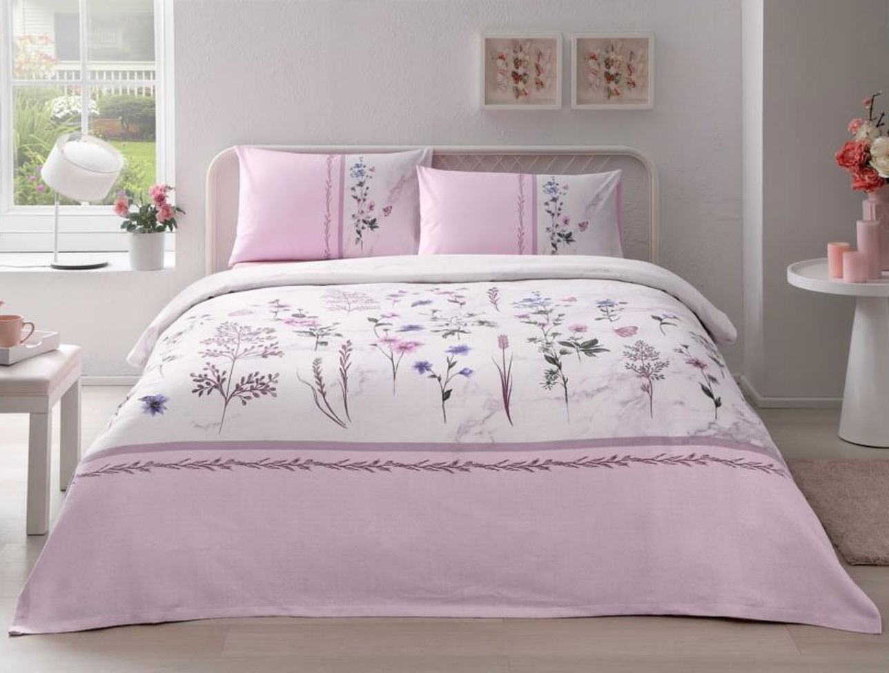 ÖZDİLEK PİKE TAKIMI RF TEK K.PEMBE WILDY BLOOMS
