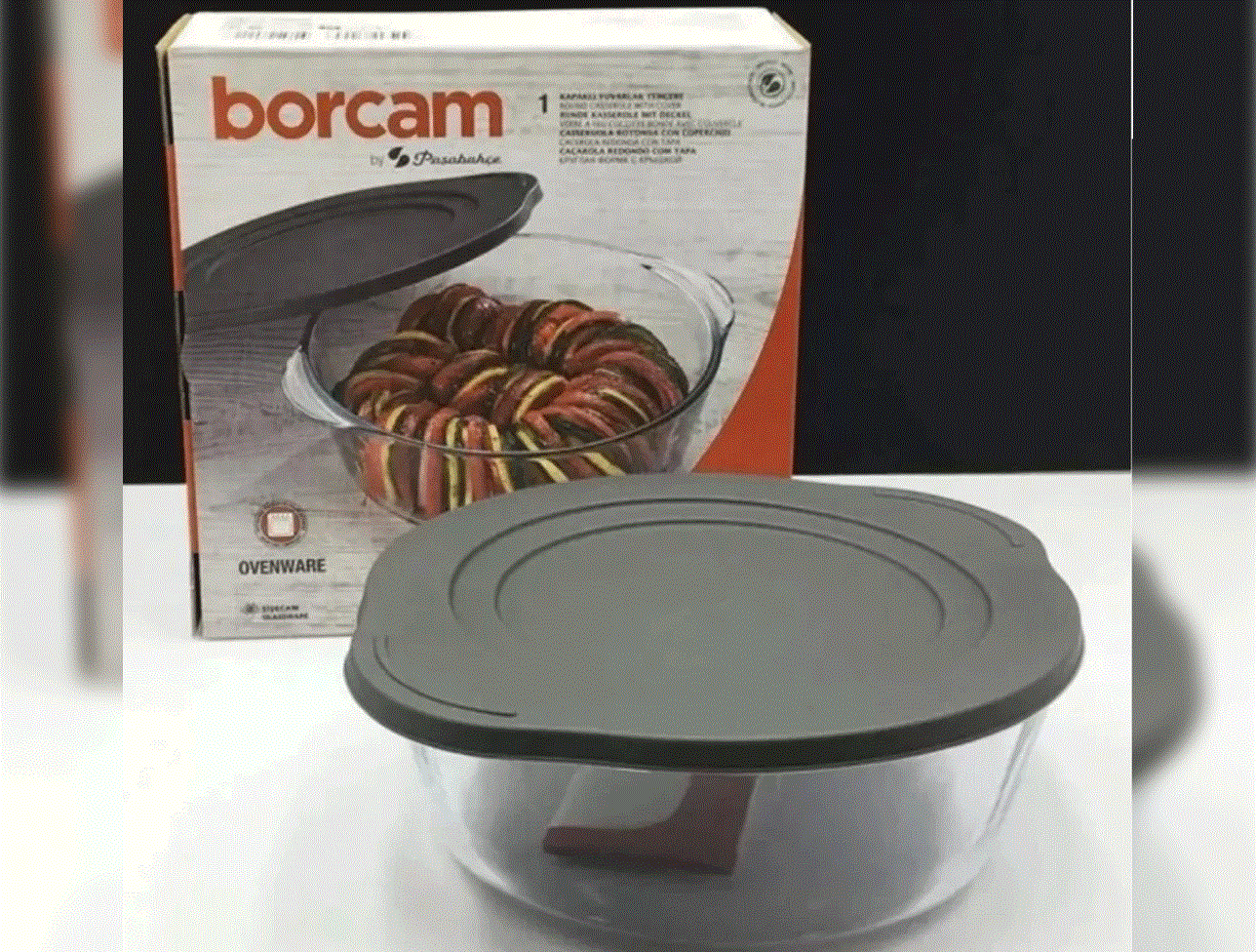 PAŞABAHÇE 59001 BORCAM YUV. TEN. PLS. GRİ.KPAKLI