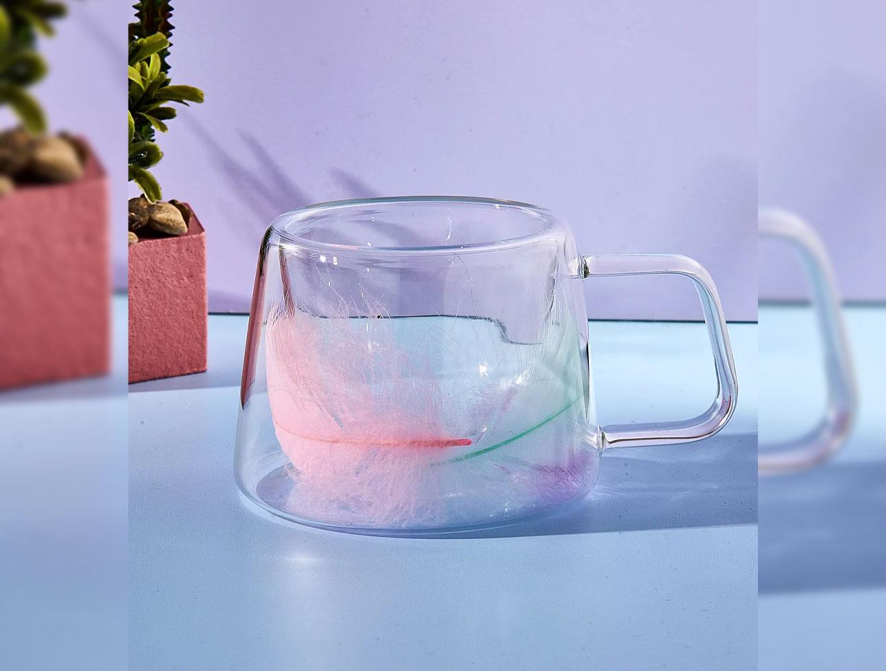 PEROTTİ DOUBLE FEATHER 250ML CİDARLI KUPA /16797