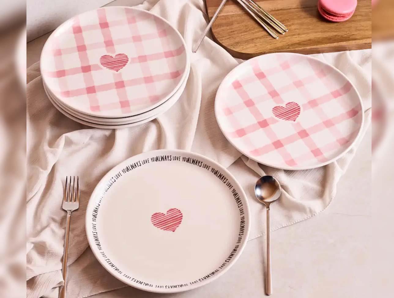 PEROTTİ HEARTS 6 KİŞİLİK PASTA TAKIMI 21CM