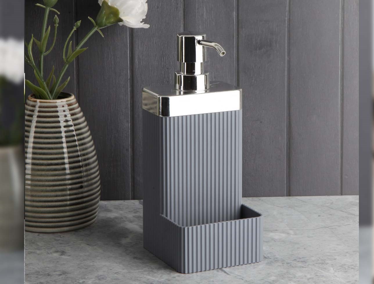 PEROTTİ LISBONE GREY SILVER SIVI SABUNLUK