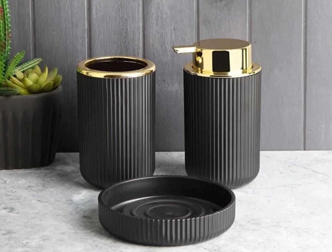 PEROTTİ LISBONE ROSEGOLD 3LÜ BANYO SETI