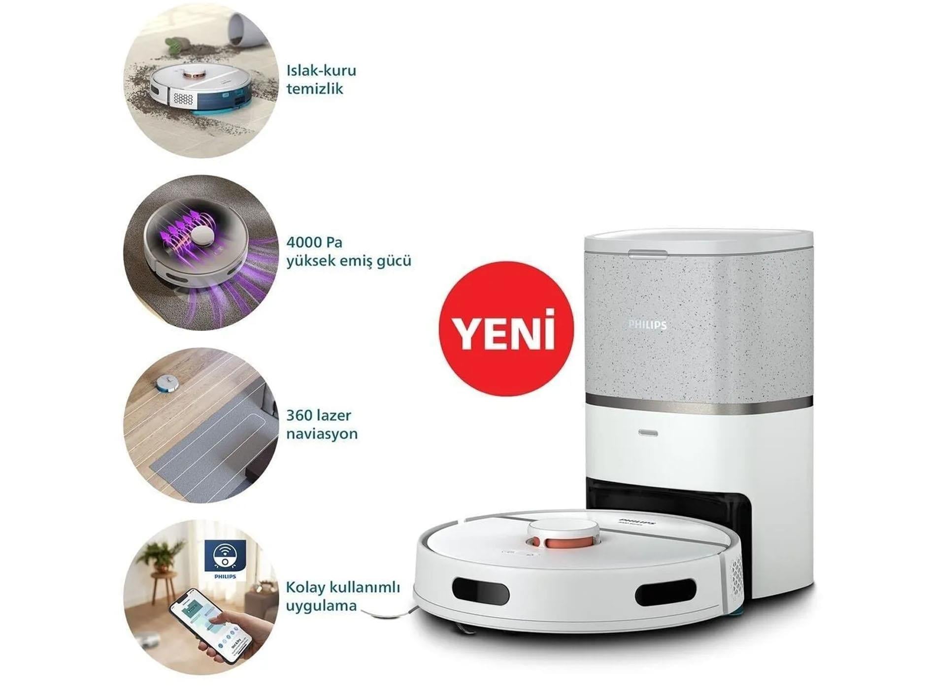 PHİLİPS XU3110/02 BYZ ROBOT SÜPÜRGE BOŞALTMA İST
