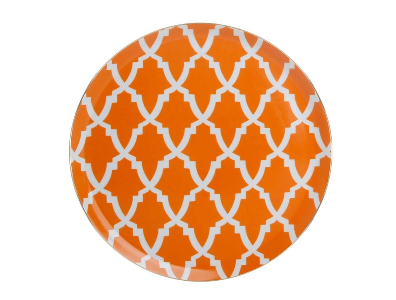 PORLAND MOROCCO DESEN 3 TURUNCU DÜZ TABAK 28CM