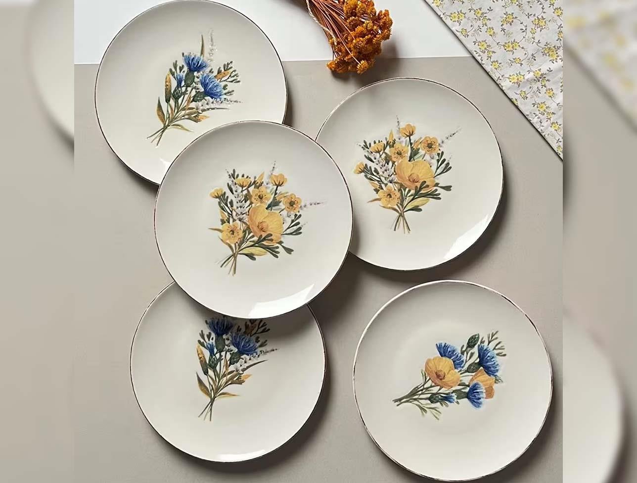 PORSER LİLY TUVAL PASTA SETİ 6 PARÇA