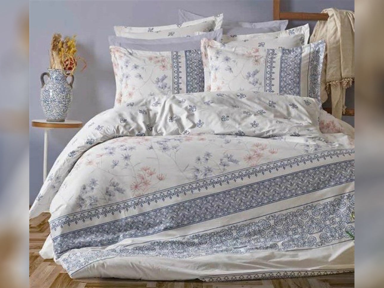 SOLEY RANFORCE NEV.TAK. ÇİFT KİŞİLİK BELİTA-MAVİ