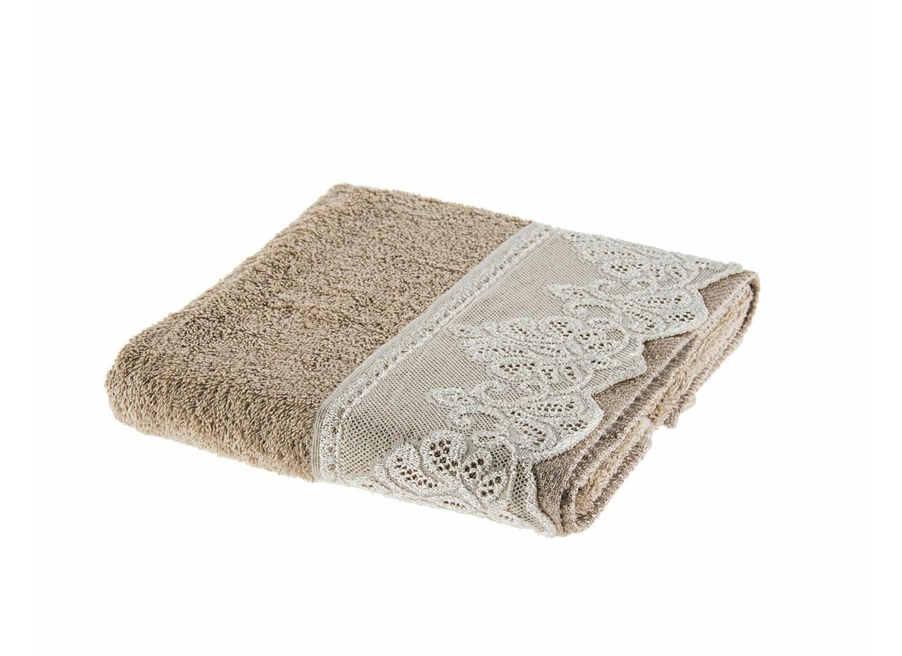TAÇ LACE 50*90 DANTELLİ HAVLU CAMEL