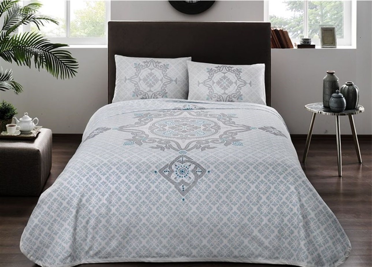 TAÇ PKB PİKE TAKIMI TEK KİŞİ ELEGANCE V03-LILA