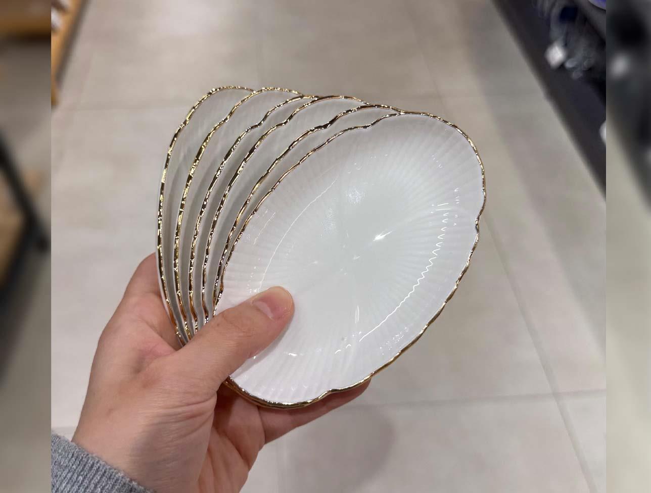 TEKBİR GOLD TEKLİ SUNUM TABAĞI YX230059-5G