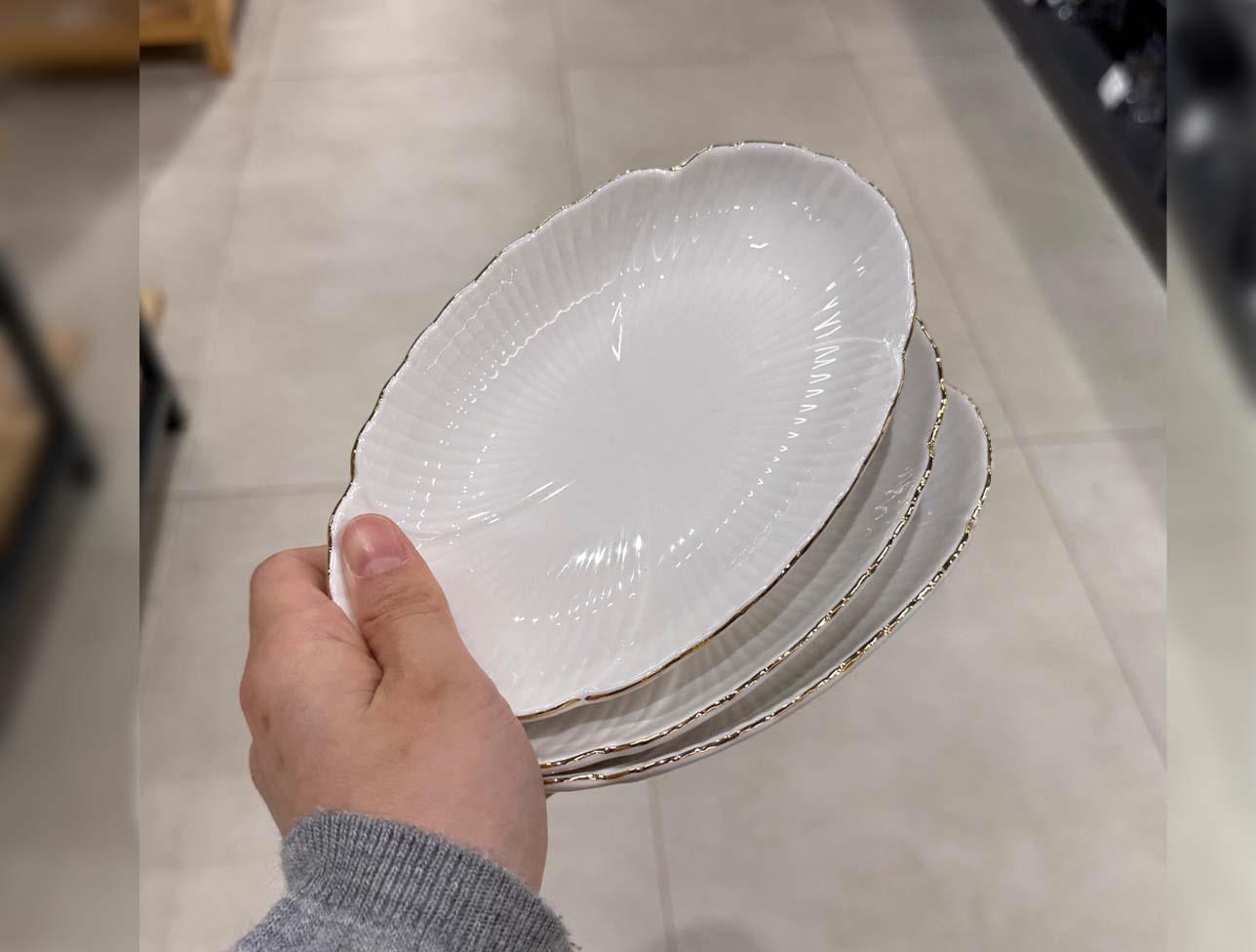 TEKBİR GOLD TEKLİ SUNUM TABAĞI YX230059-7G