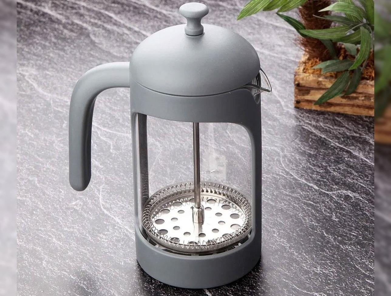 TOHANA FRENCH PRESS GRİ 1000 ML