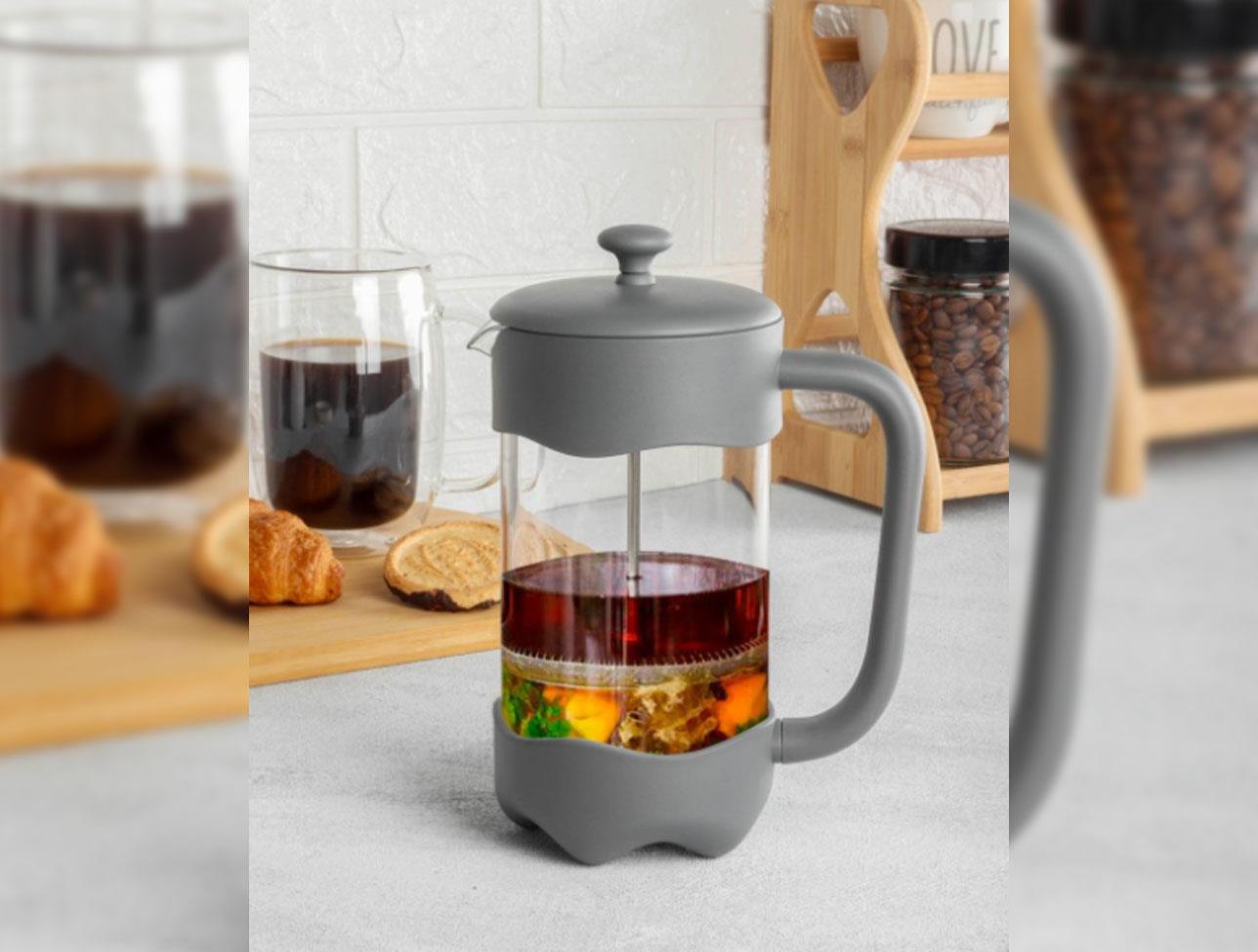 TOHANA - FRENCH PRESS GRI 350 ml
