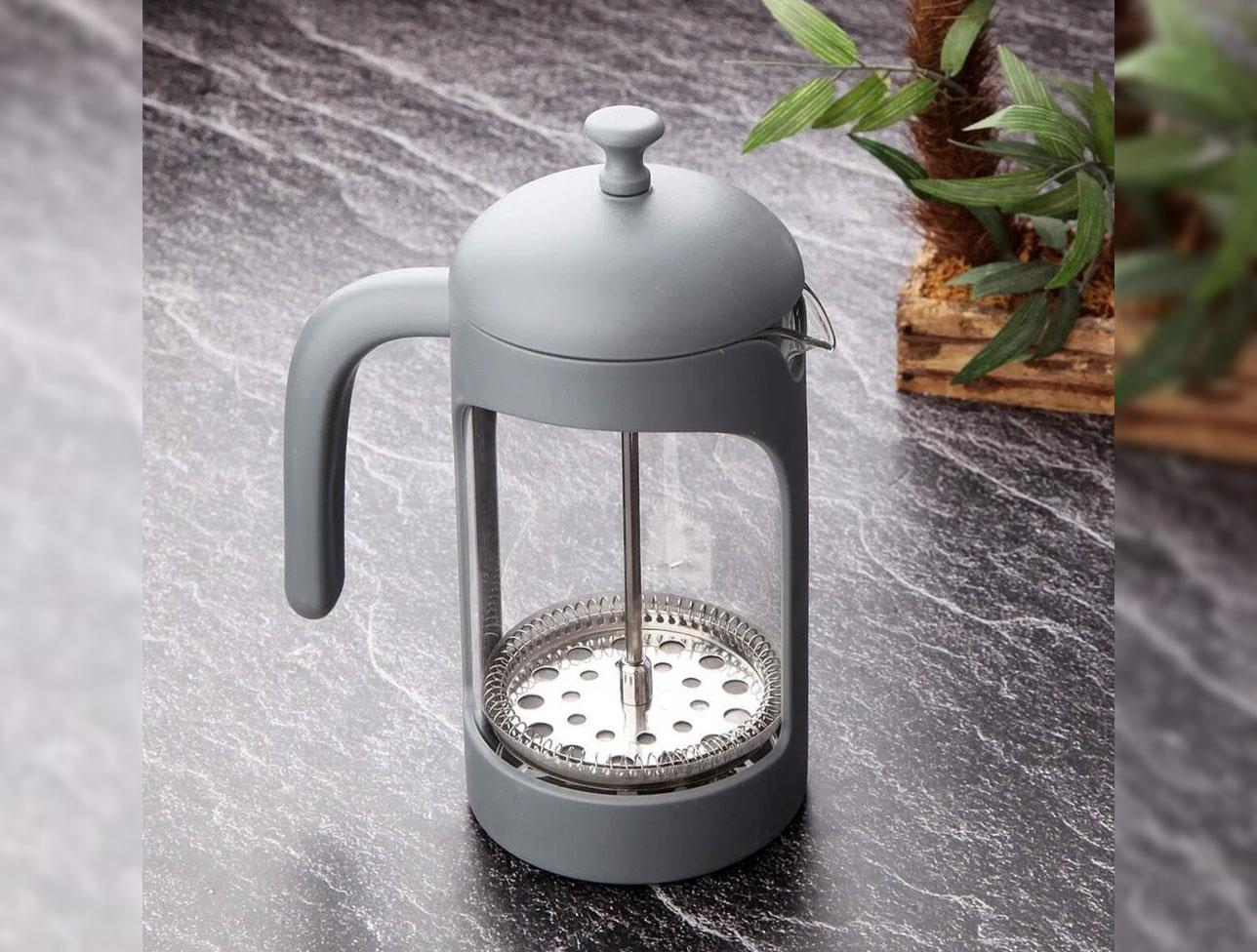 TOHANA FRENCH PRESS GRİ 600 ML