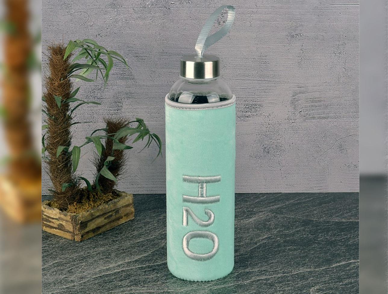 TOHANA PELUS KILIFLI CAM M. 600ml YEŞİL H2O88606
