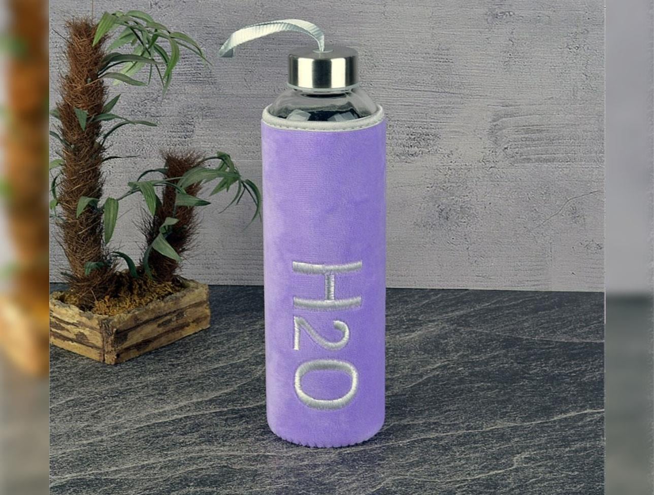 TOHANA PELUS KILIFLI CAM M. 600ml LİLA H2O88603