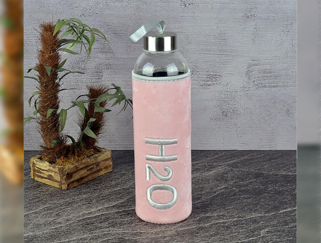 TOHANA PELUS KILIFLI CAM M. 600ml A.PEMBE H2O88604