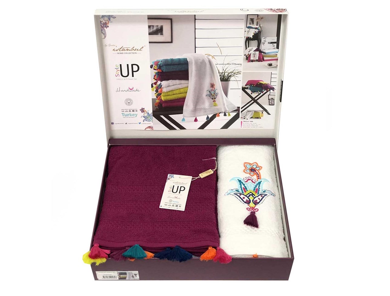 UP STYLE HAVLU SETİ MÜRDÜM