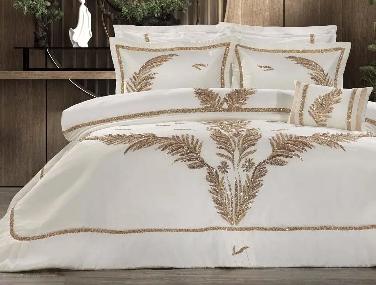 ZEBRA CAROLİNE YATAK SETİ BEJ