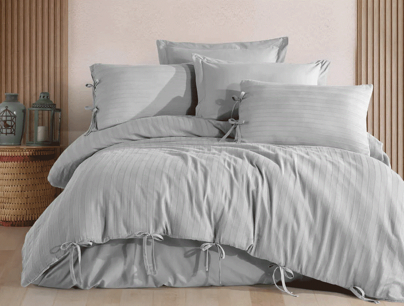 ZEBRA CASA ELVİN NEVRESİM TAKIMI GRİ