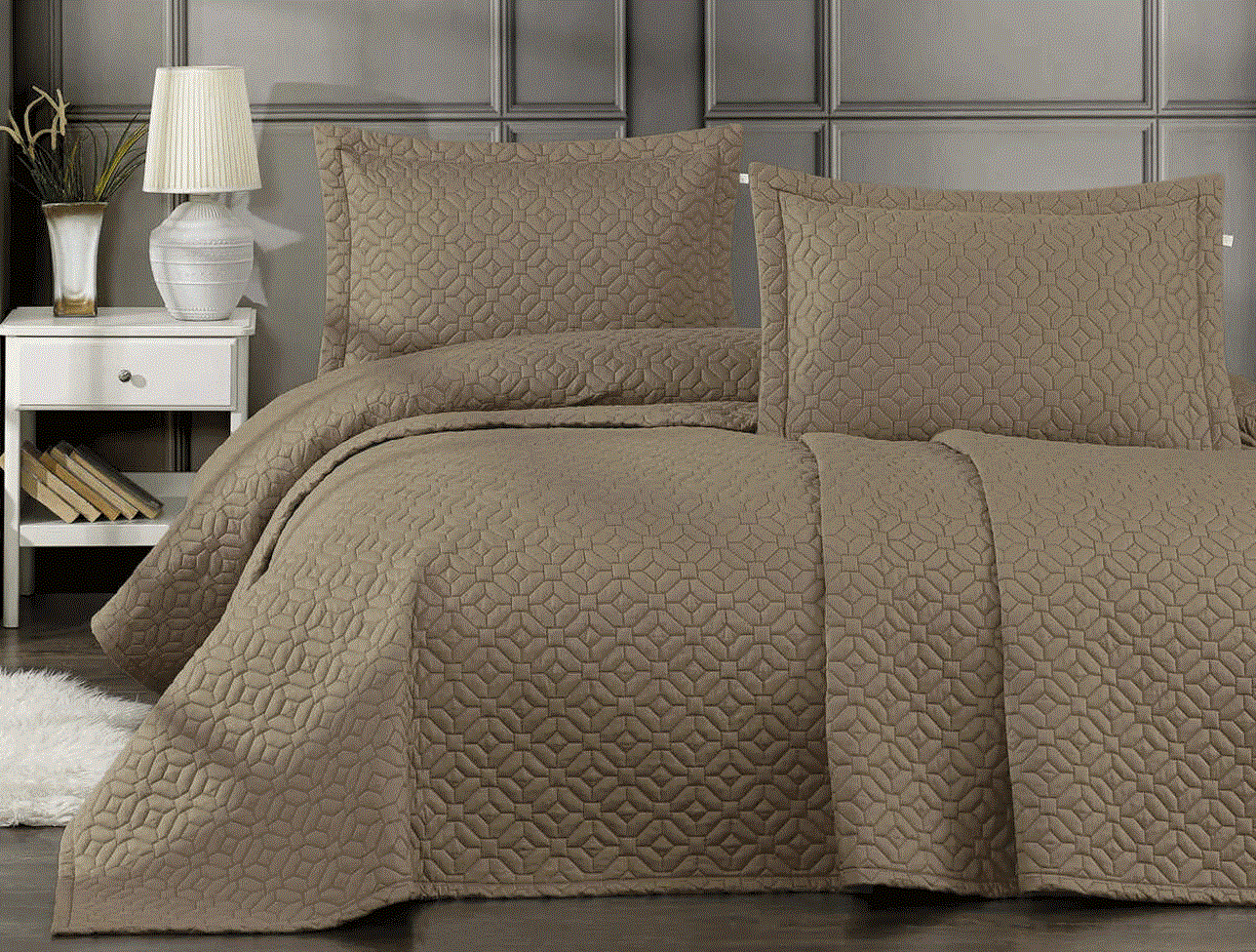 ZEBRA CASA FREZYA YATAK ÖRTÜSÜ  KAHVE