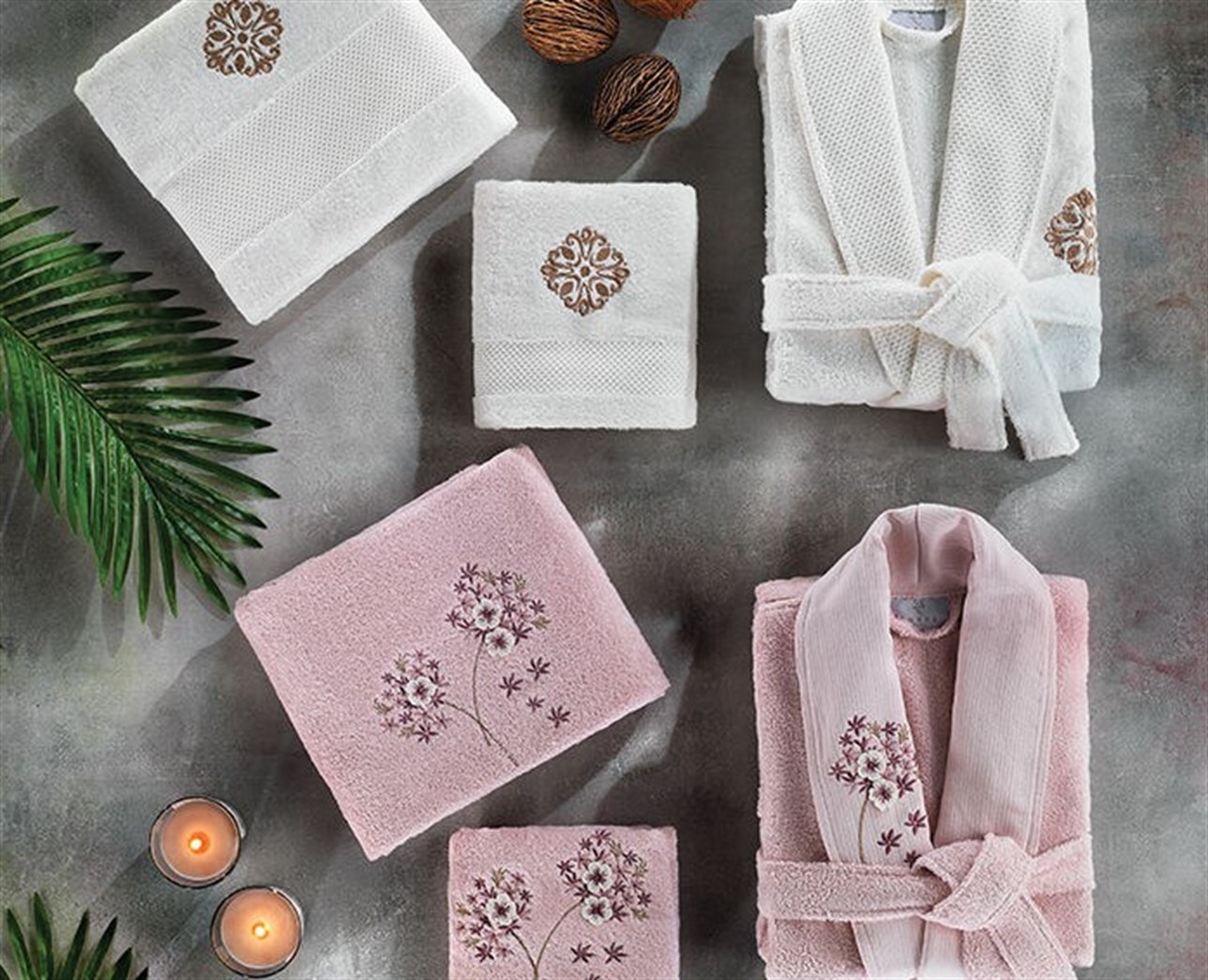 ZEBRA FLORA BAMBU HAMAM SETİ KREM / PUDRA