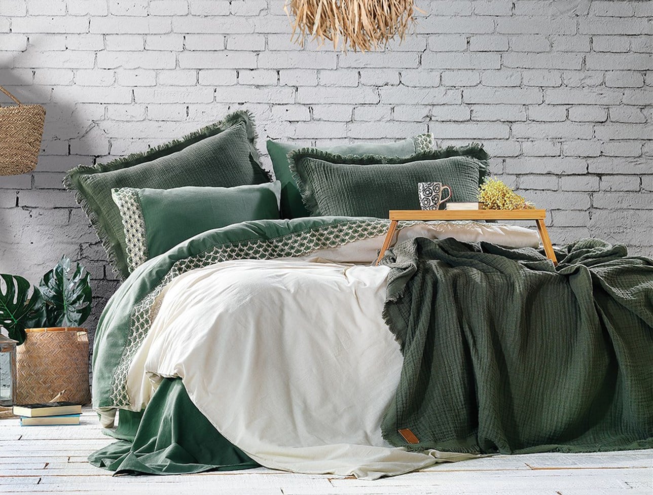 ZEBRA PARSEO LACE 7 PRÇ NEVRESİMLİ PİKE SET GREEN