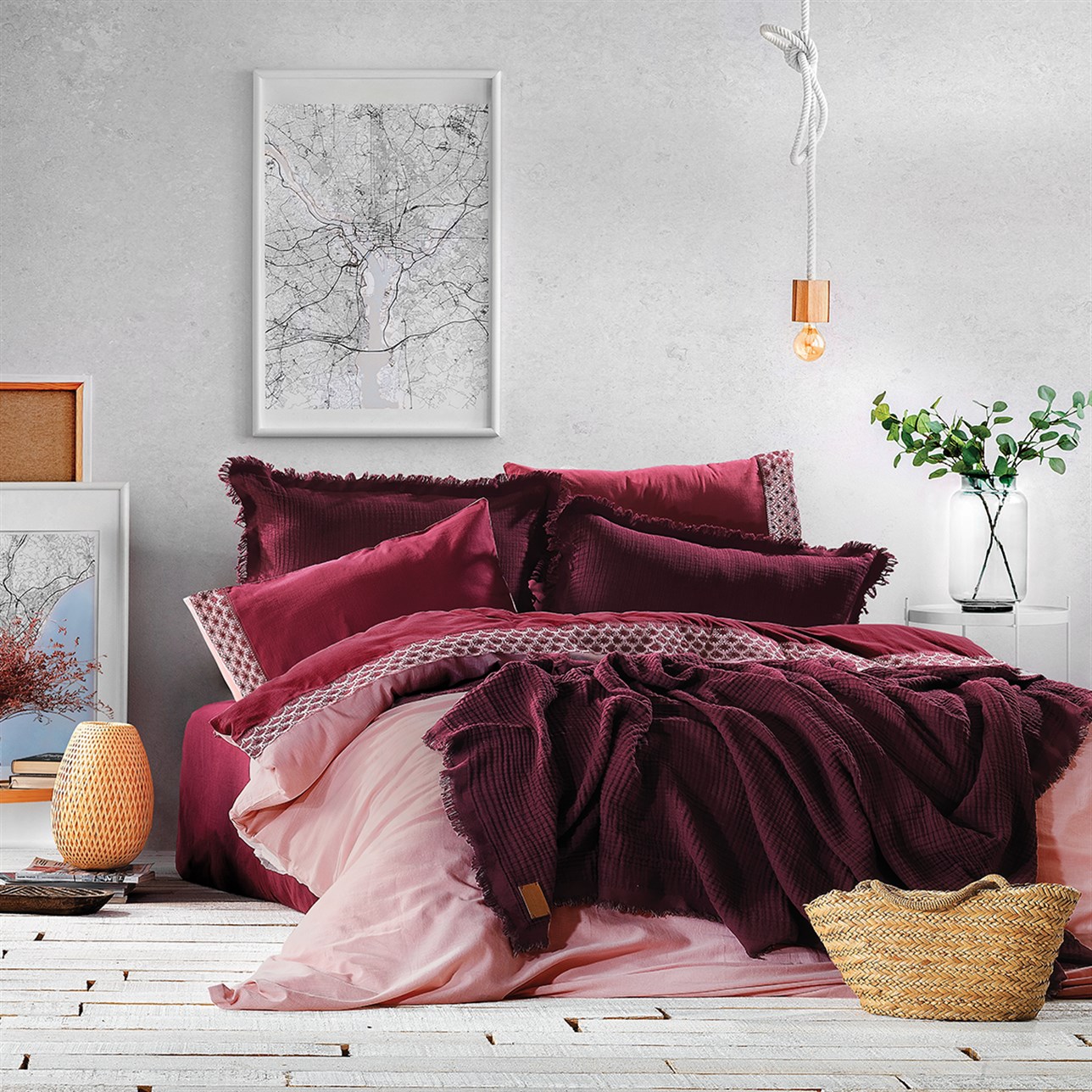ZEBRA PARSEO LACE 7 PRÇ NEVRESM  PİKE SET BORDEAUX
