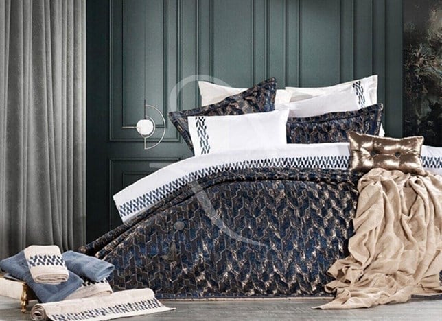 ZEBRA CASSA TRİKOLU YATAK SETİ LACİVERT