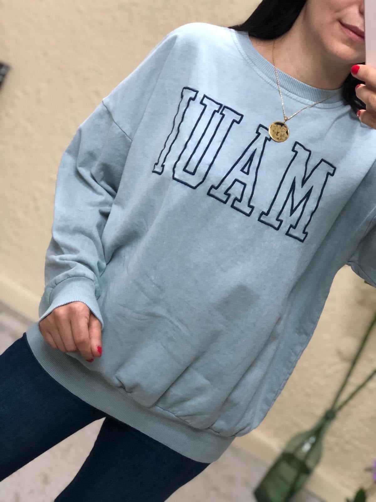 Maui Yazılı Sweat-Mavi