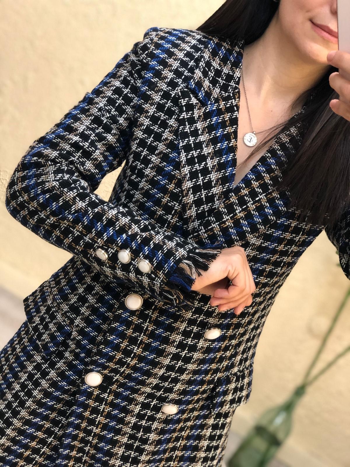 Püsküllü Kaşe Ceket