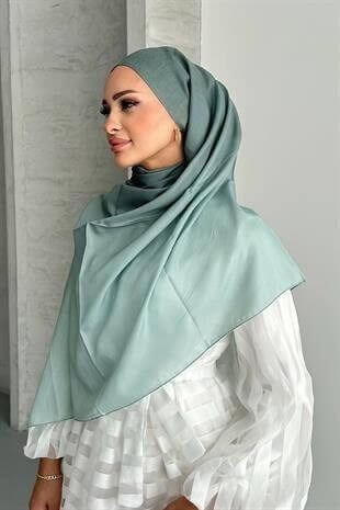 Aural Çağla Renk Degrade Desen Soft Pamuk Şal