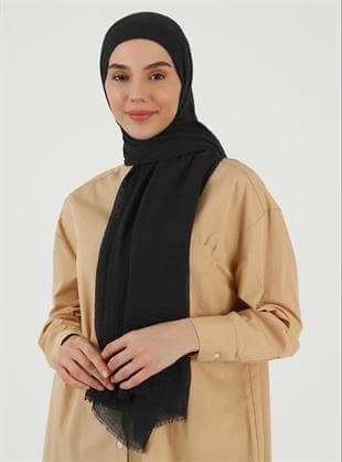 Stella Bürümcük Şal Siyah 