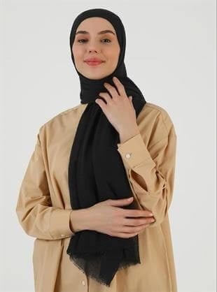 Stella Bürümcük Şal Siyah 