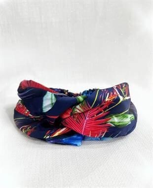 Çok Renkli Saten Bandana