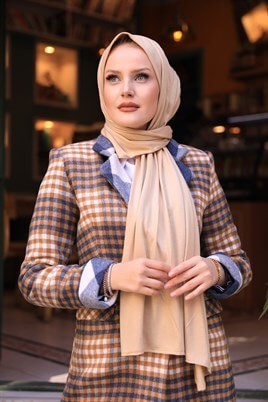 Kadın Penye Şal Bal