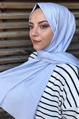 STELLA İLİZYON ŞAL BUZ MAVİ