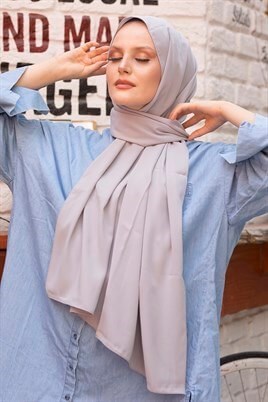 STELLA MEDİNE İPEĞİ ŞAL GRİ