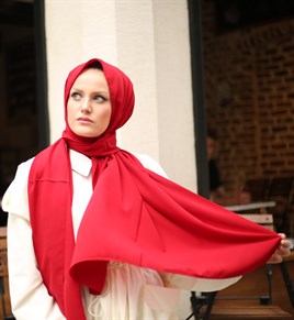 STELLA MEDİNE İPEĞİ ŞAL KIRMIZI