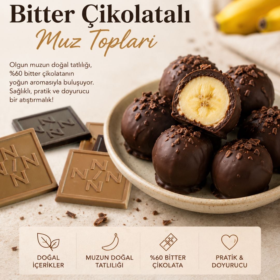 Çikolata ile Yapılabilecek  Sağlıklı Tatlı Tarifi