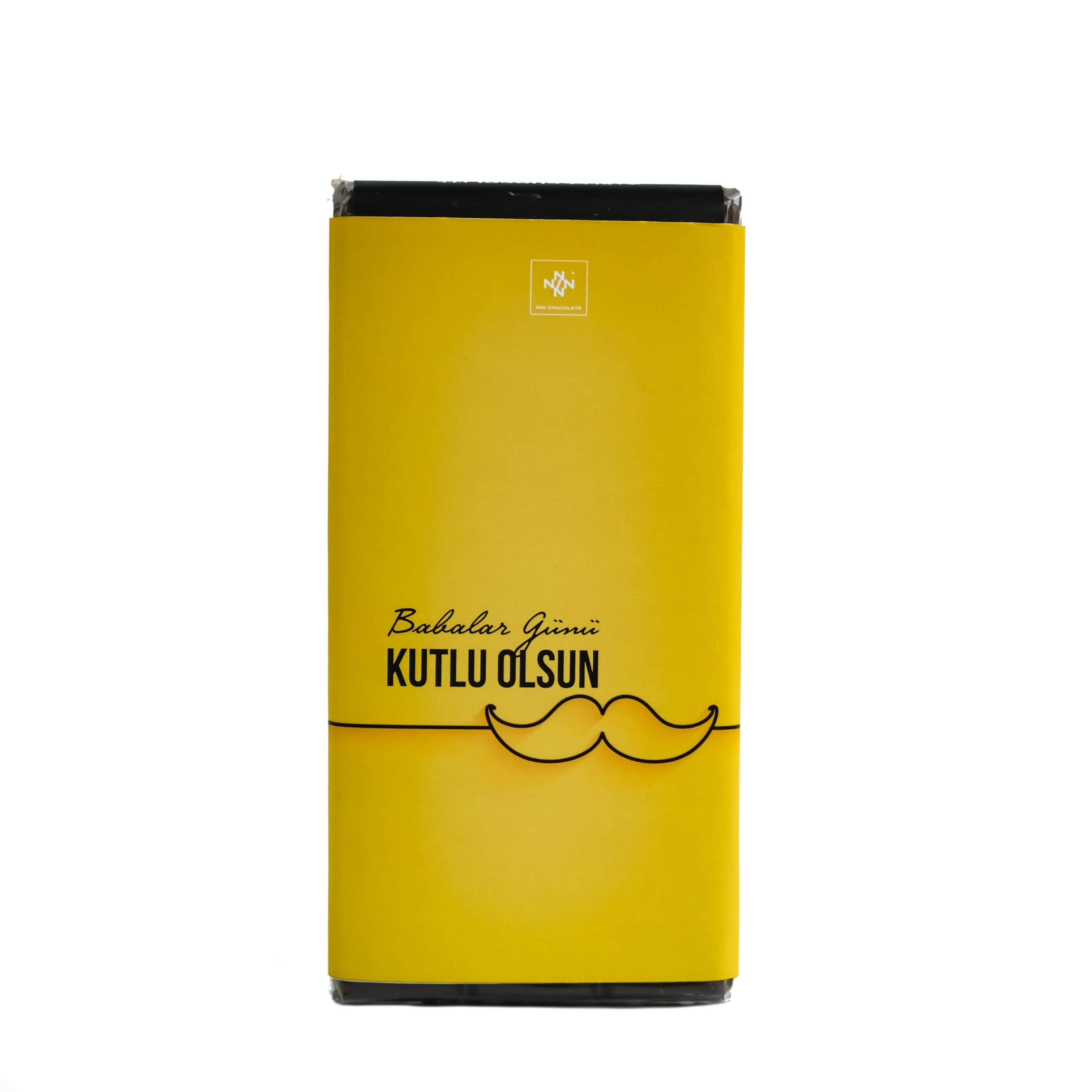 Babalar Günü Sarı Tasarım Tablet Çikolata