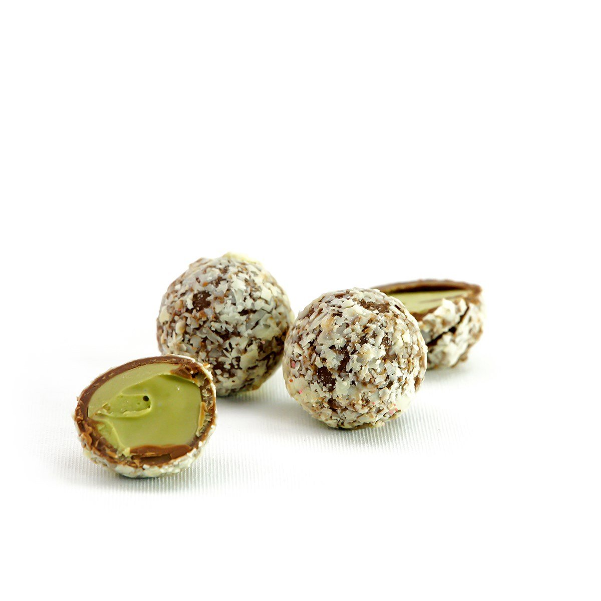 Dökme Antep Fıstığı Kremalı Trüf Çikolata