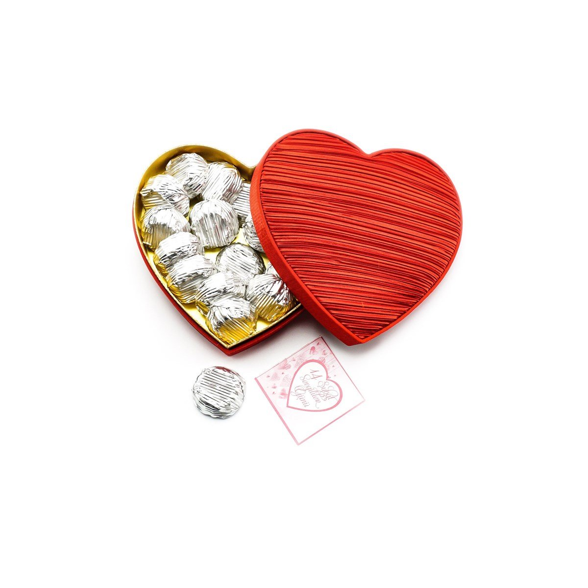 Sevgililer Günü Kalp Kutu Orta Boy