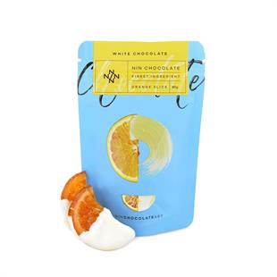Beyaz Çikolata Kaplı Portakal Dilimi 80g