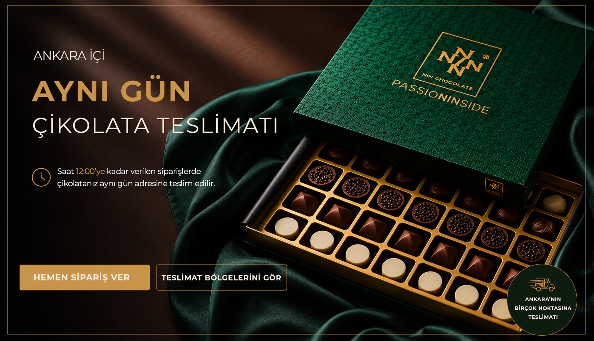 Ankara İçin Aygı Gün Çikolata Teslimatı