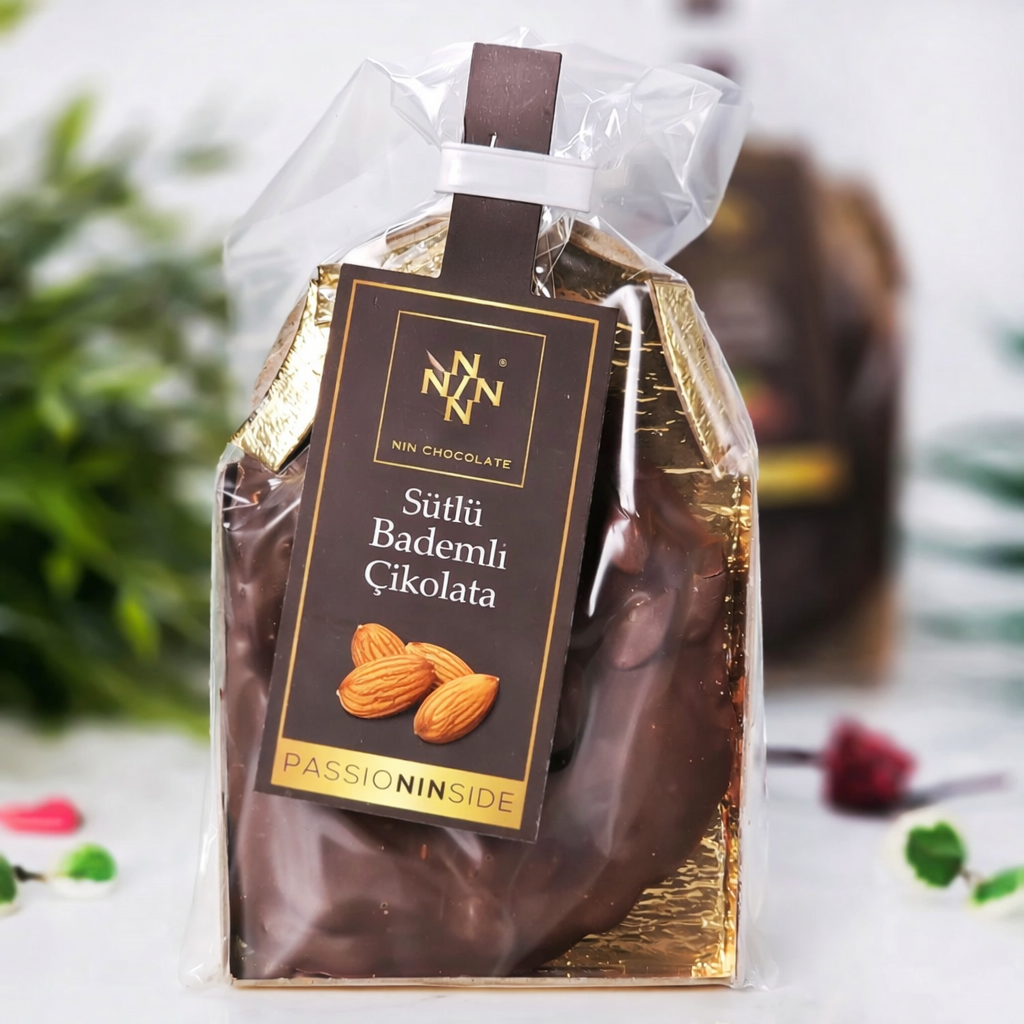 Dökme Sütlü Badem Tablet Çikolata