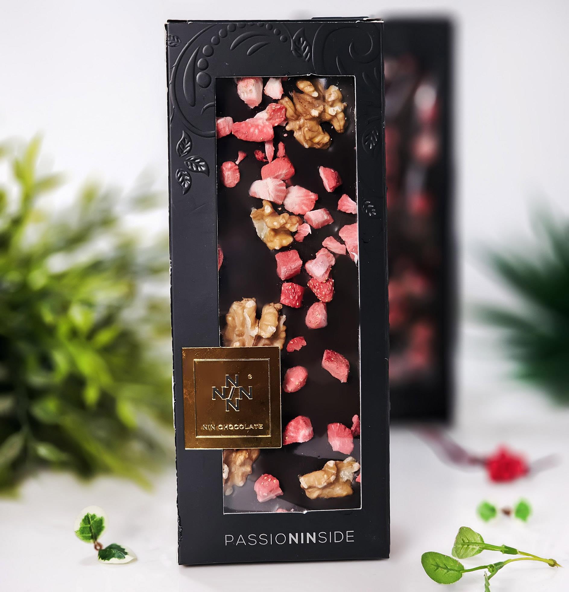 Kuruyemişli Kurutulmuş Meyveli Bitter Tablet Çikolata