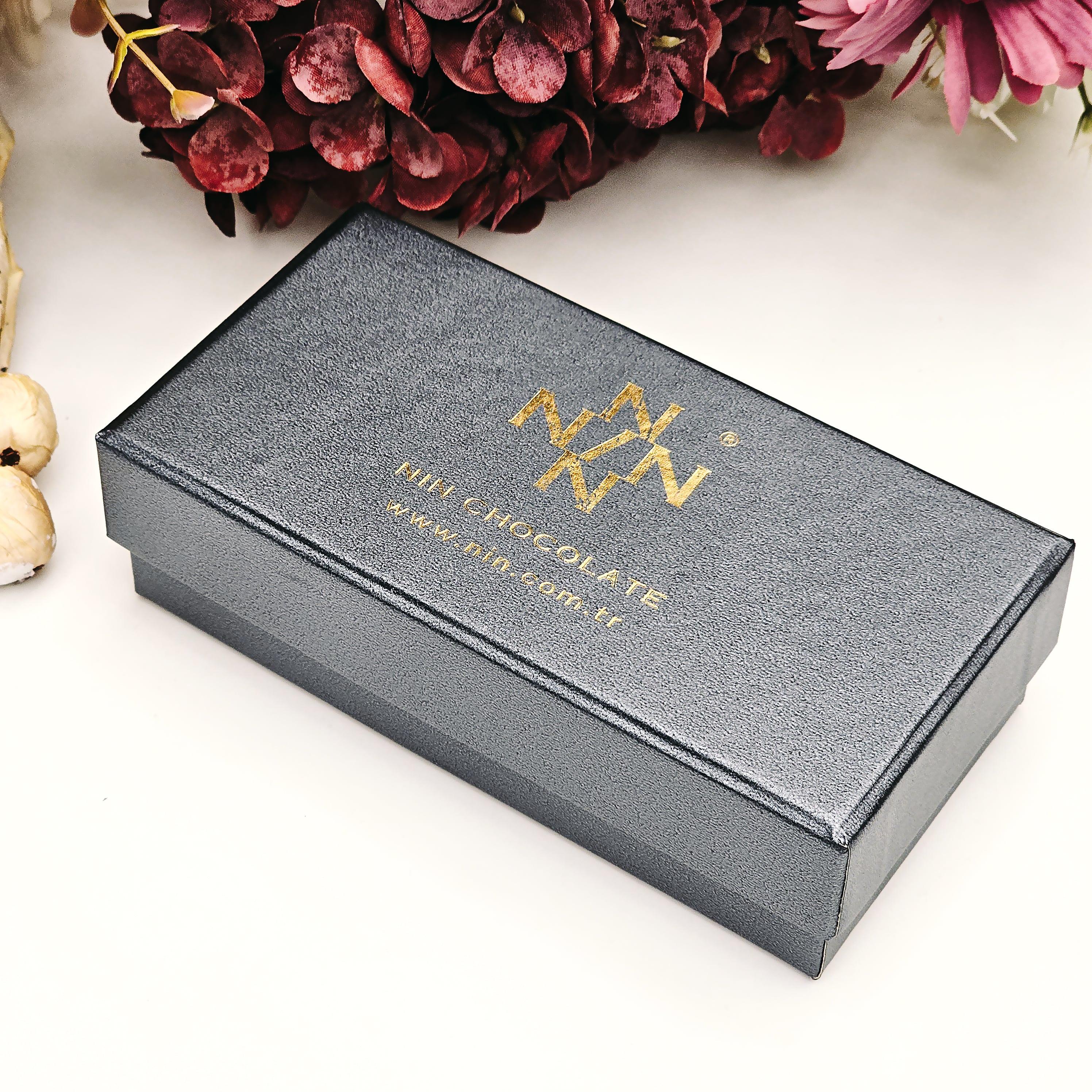 Nin Çikolata Gri Makam Kutu Spesiyal Çikolata 8  Adet